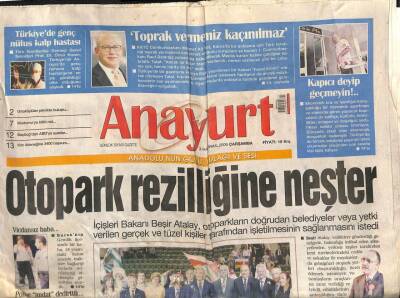 Anayurt Gazetesi 3 Haziran 2009 - Şeyh Edebali Kırşehirde Anıldı GZ113189 - 1