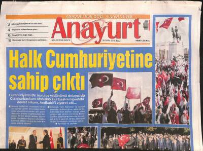 Anayurt Gazetesi 30 Ekim 2012 - Bodrum Cup Sona Erdi - Halk Cumhuriyetine Sahip Çıktı GZ124604 - 1