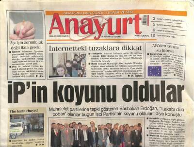 Anayurt Gazetesi 30 Nisan 2013 - İPin Koyunu Oldular, Nilüferden Müthiş Konser GZ107564 - 1