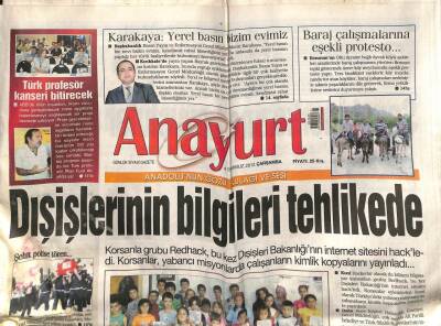 Anayurt Gazetesi 4 Temmuz 2012 - Genç Şarkıcı Ziynet Salinin Hayali Suya Düştü GZ100051 - 2