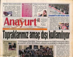 Anayurt Gazetesi 6 Aralık 2014 - Ermenekte Yine Hüzün Vardı - Seleke Müebbet Hapis Talebi GZ100168 - 2