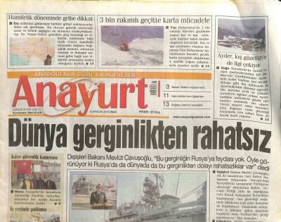 Anayurt Gazetesi 8 Aralık 2015 - Ankaragücü Yeniden Umutlandı-Ispartaya Bir Milyon Gül GZ105502 - 1