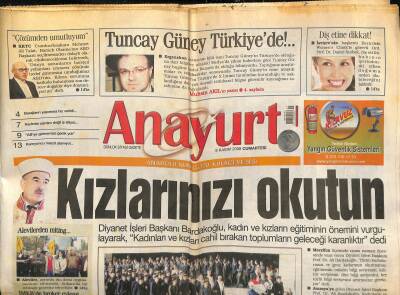 Anayurt Gazetesi 8 Kasım 2008 - Bedelli Askerlik Yok - İMKBde Broker Eylemi... GZ116415 - 1