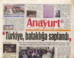 Anayurt Gazetesi 9 Ekim 2014 - Genelkurmayda Böcek Soruşturmasına Devam GZ100123 - 1