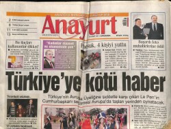 Anayurt Gazetesi 9 Mart 2011 - TBMMnin Kadın Milletvekilleri - Porsuk Çayırı , 4 Kişiyi Yuttu GZ100562 - 1