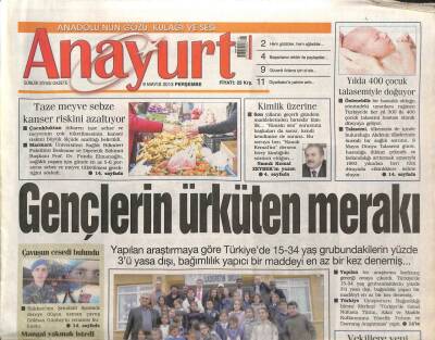 Anayurt Gazetesi 9 Mayıs 2013 - Ünlü Manken Tülin Şahin,Saçları Yüzünden Bazen Zorlanıyor GZ105474 - 1