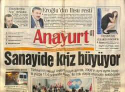 Anayurt Gazetesi 9 Temmuz 2009 - Türk Gemisi Kaçırıldı - Kız Öğrencilere Diz Üstü Etek Yok GZ100307 - 2