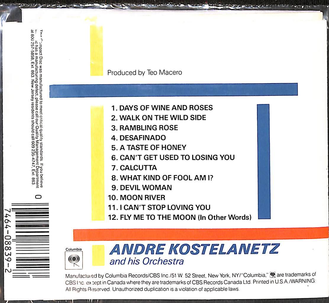 Andre Kostelanetz And His Orchestra – Wonderland Of Golden Hits CD İkinci El CD5878 - 2
