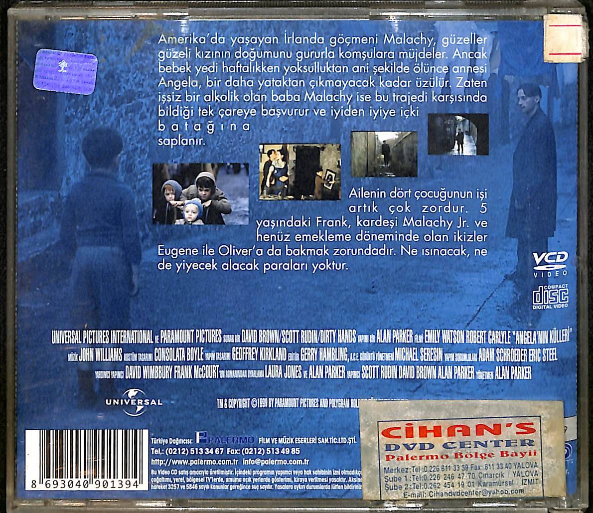 Angela'nın Külleri VCD Film (İkinci El) VCD27480 - 2
