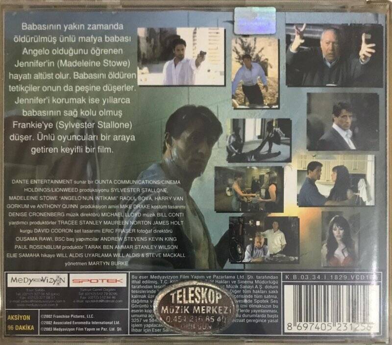 Angelo`nun İntikamı VCD Film VCD4839 - 2