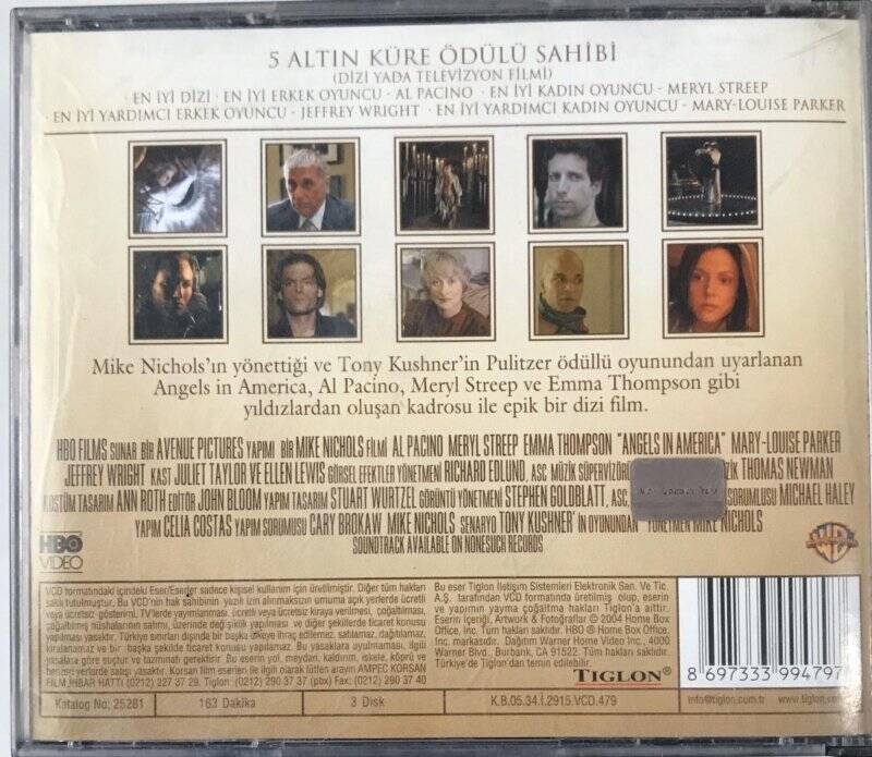Angels In America Bölüm 1 VCD Film VCD7189 - 2
