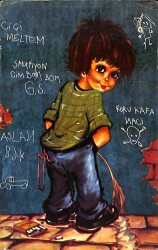 Animasyon Çocuk Kartpostal KRT18585 - Gökçekoleksiyon