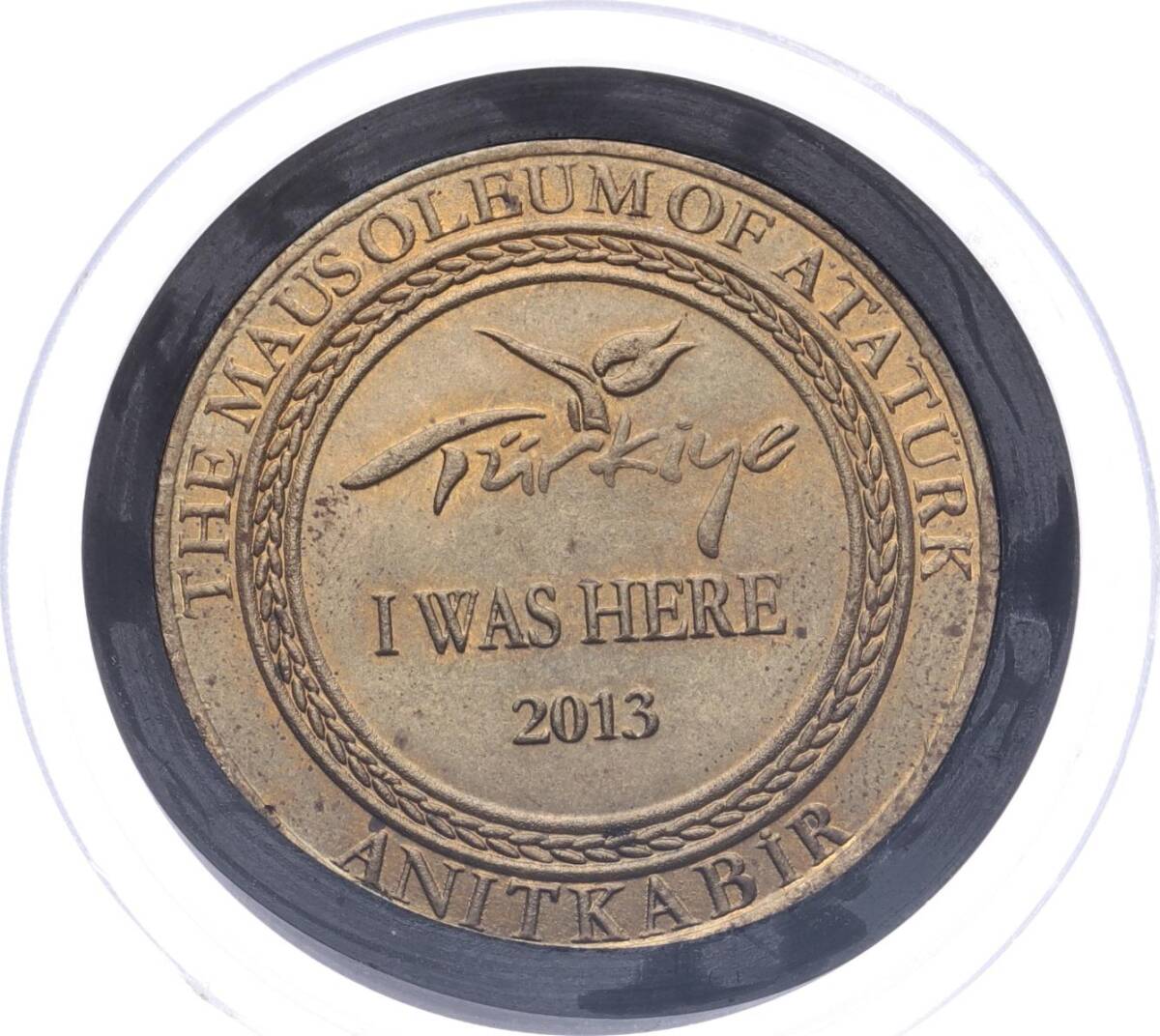 Anıtkabir 2013 Yılı Pirinç Turistik Hatıra Madalyonu MVM2161 - 1