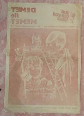 Ankara Çocuk - Gençlik Tiyatrosu 1970ler Demet ile Memet Afiş EFM(N)2553 - 6