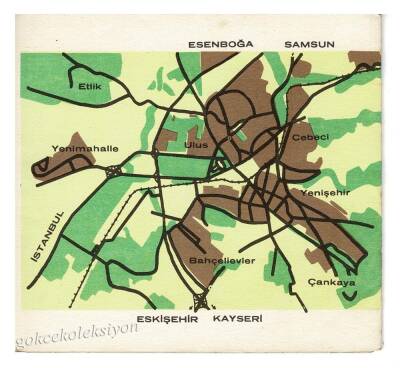 Ankara-İstanbul 1968 Yılı Kara Yolu Rehberi EFM705 - 2