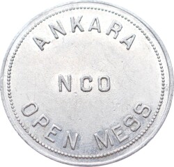 Ankara NCO Open Mess 100 in MDSE Alüminyum Jeton JTF704 - 1