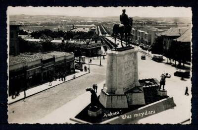 Ankara Ulus Meydanı 1933 Kartpostal KRT6445 - 1