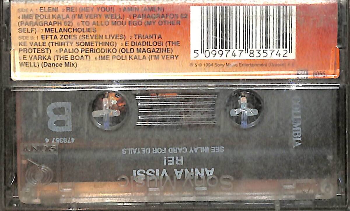 Anna Vissi - Re! Kaset (İkinci El Kaset) KST29767 - 2