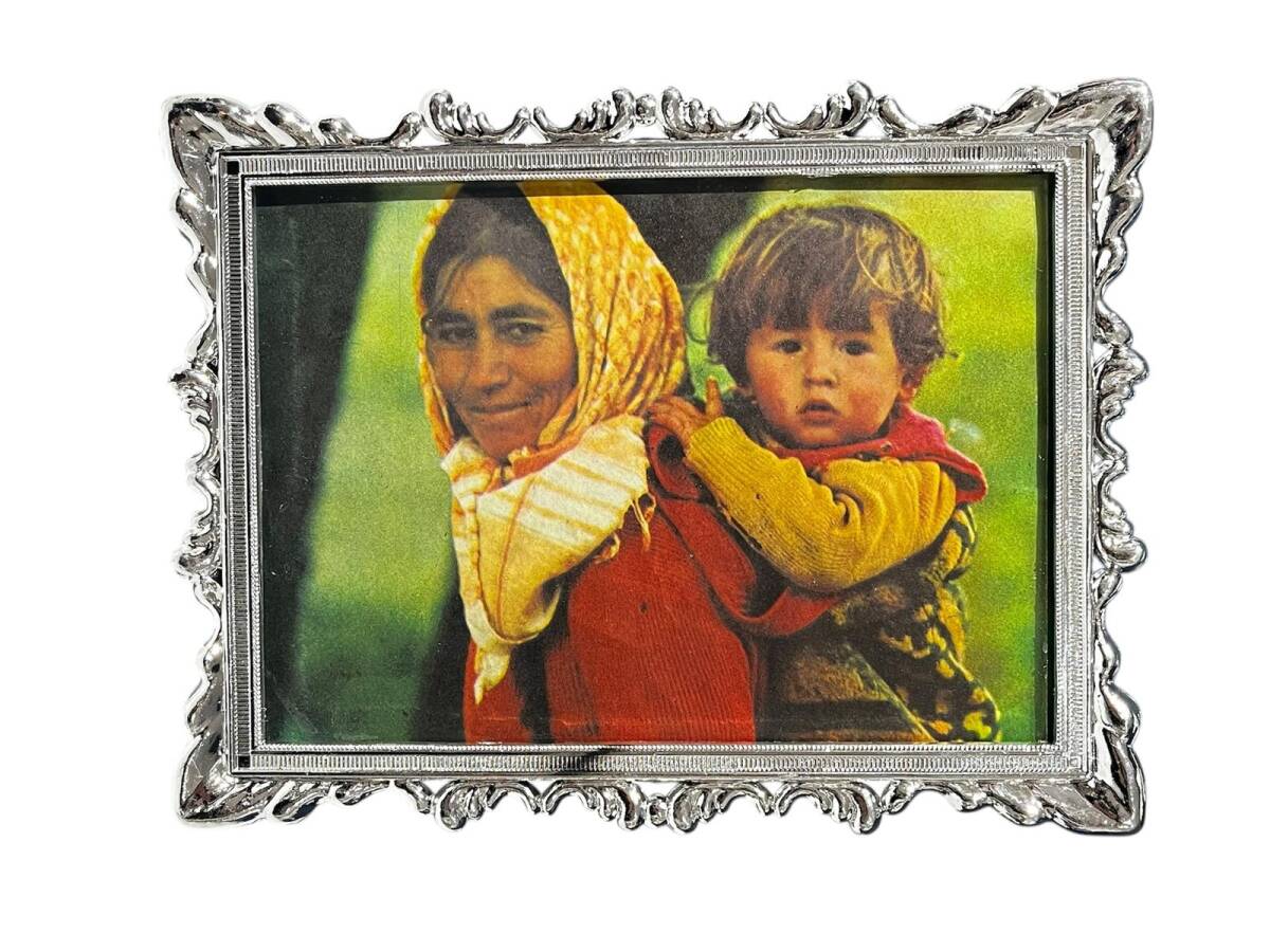 Anne ve Çocuk Temalı Çerçeveli Resim (Orta Boy) KRT24118 - 3
