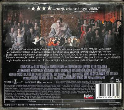 Anonim (Rhys Ifans) VCD Film VCD12249 - 2