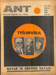 Ant Haftalık Dergi 11 Nisan 1967 Kapak Bayar Ve Dreyfüs - Nazım Hikmetin Avukatı Konuşuyor NDR81839 - Gökçekoleksiyon