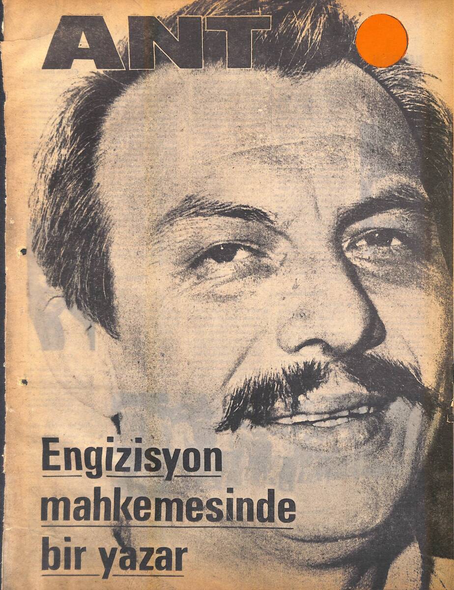 Ant Haftalık Dergi 27 Haziran 1967 Sayı: 26 - Engizisyon Mahkemesinde Bir Yazar NDR94339 - 1