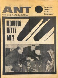 Ant Haftalık Dergi Sayı 126 27 Mayıs 1969 Kapak Komedi Bitti Mi? - Amerika Hangi Tarafta NDR81675 - Gökçekoleksiyon