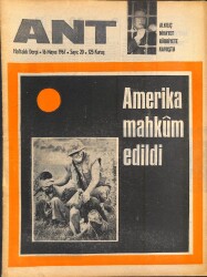 Ant Haftalık Dergi Sayı20 16 Mayıs 1967 KapakAmerikaya Mahküm Edildi - Sağ Çephede Kavga Var NDR81844 - Gökçekoleksiyon