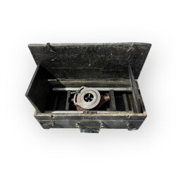 Antika 1940s Ahşap Kutusunda Pafta Takımı AOB6094 - 2