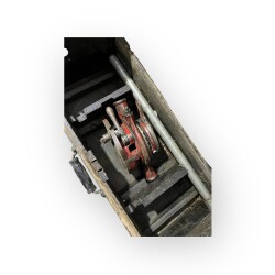 Antika 1940s Ahşap Kutusunda Pafta Takımı AOB6094 - 3