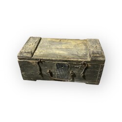 Antika 1940s Ahşap Kutusunda Pafta Takımı AOB6096 - 4