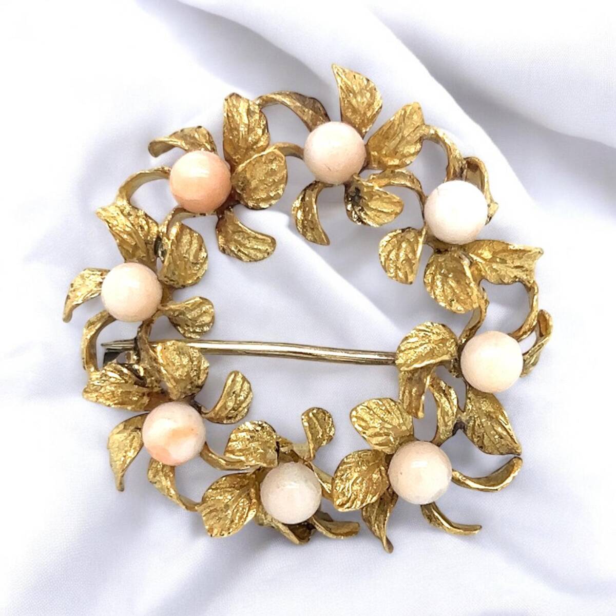 Antika 22 Ayar İnci li Broş ELM139 #16.88 - 1