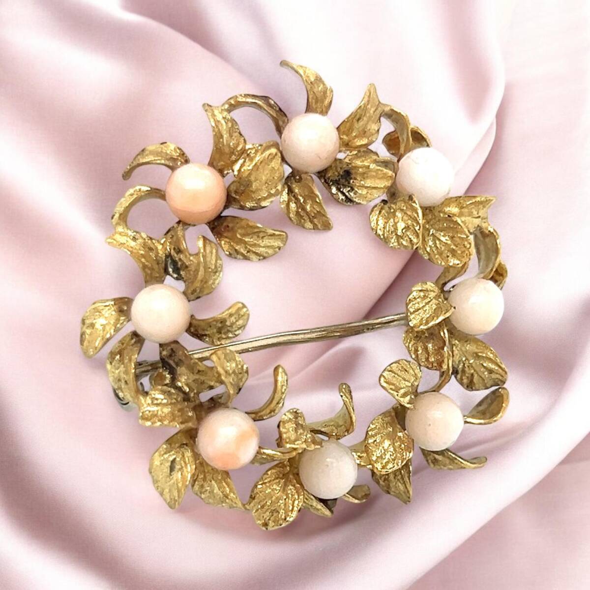 Antika 22 Ayar İnci li Broş ELM139 #16.88 - 5