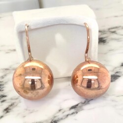 Antika 8 Ayar Altın Top Küpe ELM149 #2.96 - 3