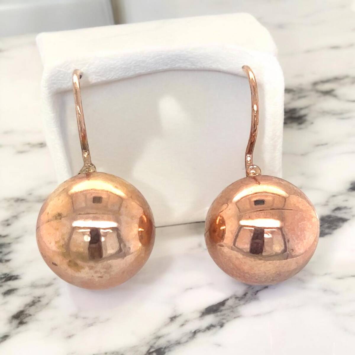 Antika 8 Ayar Altın Top Küpe ELM149 #2.96 - 3