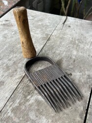 Antika Ahşap Saplı Metal Kirkit AOB7505 - 2