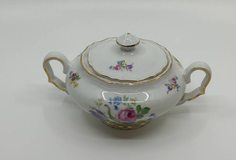 Antika Çekoslovakya Porselen Şekerlik AOB3866 - 2