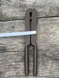 Antika Dövme Demirden Yapılmış Fişek Doldurma Aparatı AOB6392 - 5