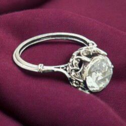 Antika Elmas Tek Taş Yüzük ELM183 #42.60 - Gökçekoleksiyon