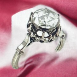 Antika Elmas Tek Taş Yüzük ELM183 #42.60 - 3