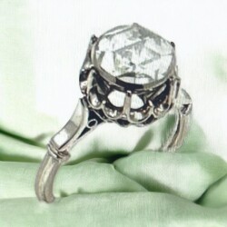 Antika Elmas Tek Taş Yüzük ELM183 #42.60 - 2