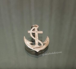 Antika Gümüş El ve Kalem İşi Kolye MVT218 - Gökçekoleksiyon