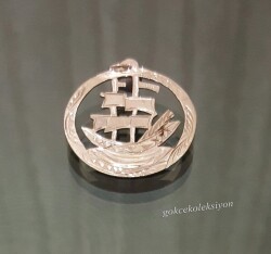 Antika Gümüş El ve Kalem İşi Kolye MVT224 - Gökçekoleksiyon