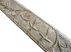 Antika Halı Dokuma Kılıcı – El Yapımı Ahşap Kilim Sıkıştırma Aleti | Etnografik Koleksiyonluk AOB3743 - 2