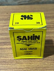 Antika Şahin Düz Ağaç Vida 1 Paket AOB6238 - 4