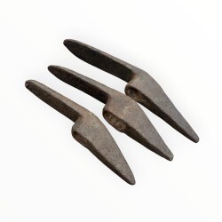 Antika Kırıcı Kazıcı Taş İşleme Kazma Çekiç 3 Boyda Lot AOB6359 - Gökçekoleksiyon