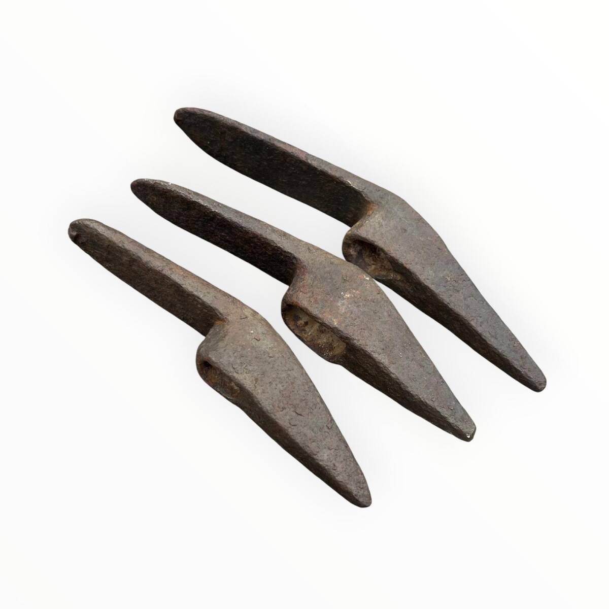 Antika Kırıcı Kazıcı Taş İşleme Kazma Çekiç 3 Boyda Lot AOB6359 - 1