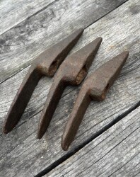 Antika Kırıcı Kazıcı Taş İşleme Kazma Çekiç 3 Boyda Lot AOB6359 - 7