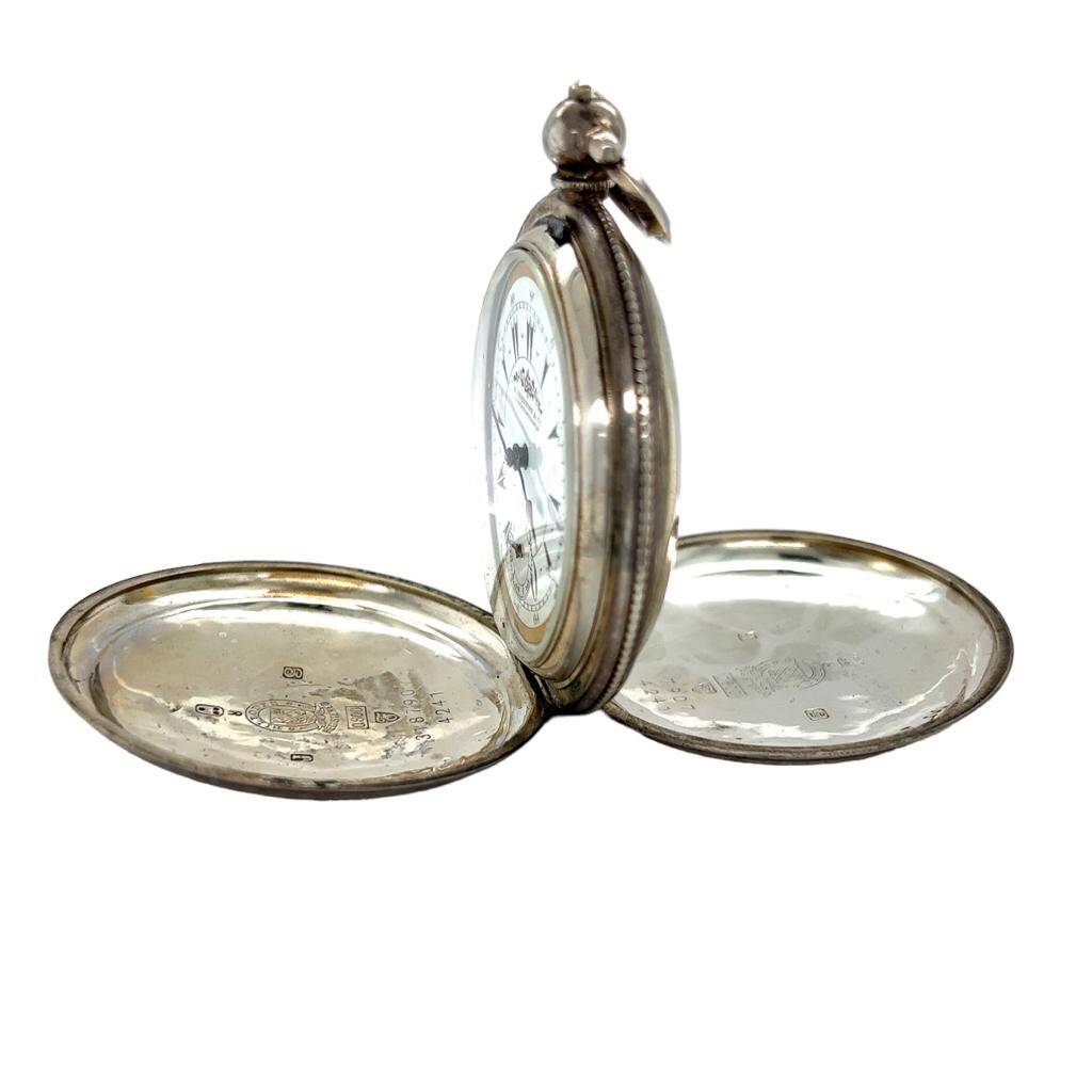 Antika K.Serkısoff & Co Constantınople Gümüş Anahtar Kurmalı Cep Saati SAA091 #13.80 - 6