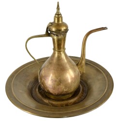 Antika Pirinç İbrik Takımı AOB1599 - 1